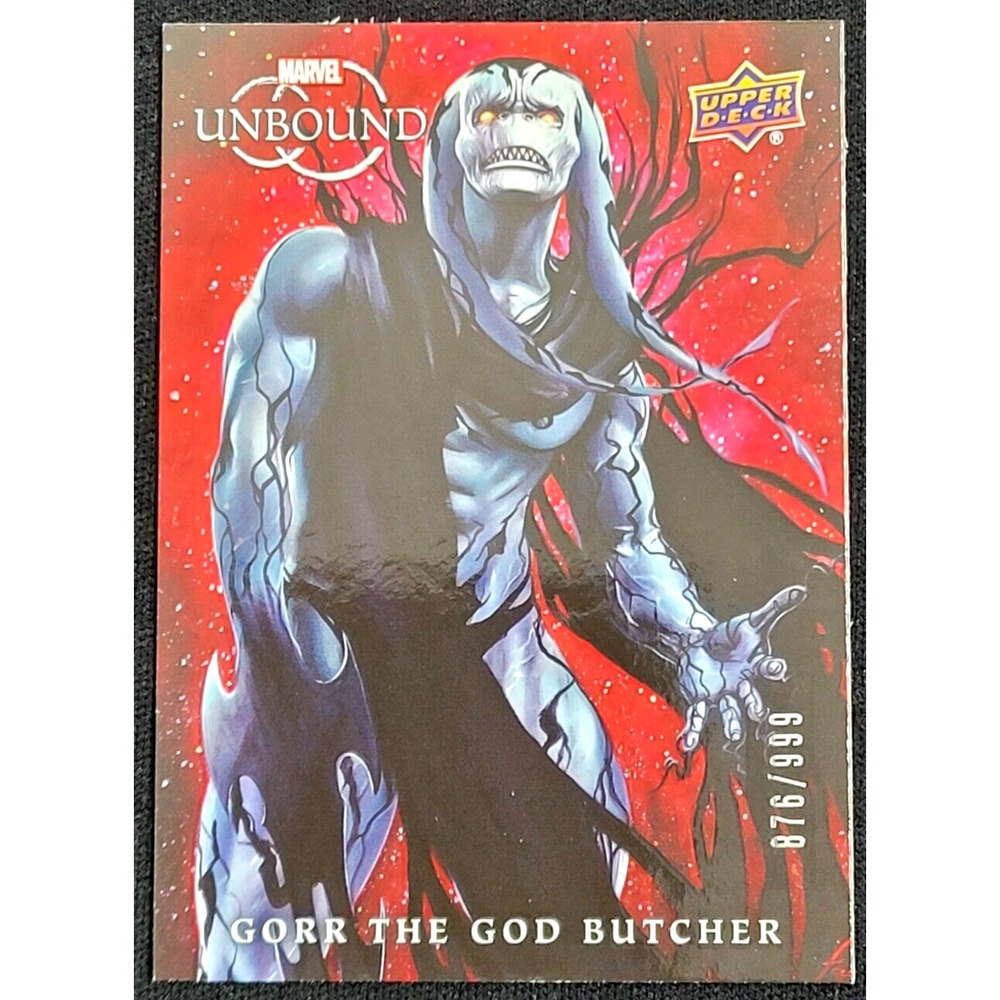 2022 MARVEL UNBOUND GORR THE GOD BUTCHER  BASE‎ #D 876/999